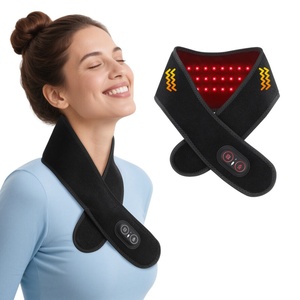 Banda de Vibración con Luz Roja para el Cuello de 660-850nm, 36 Perlas, Fisioterapia para la Columna Cervical, Compresa Caliente, Masaje, Protección del Cuello - Product Image 1