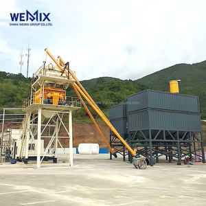 เครื่องผสมคอนกรีต MHZS120สำหรับโรงงานผสมคอนกรีตปราศจากรากฐานสายพานป้อนคอนกรีต - Product Image 1