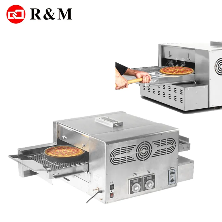 Thương Mại Gas Mini Đường Hầm Điện Băng Tải Băng Tải Bánh Pizza Lò Máy 12 18 32 Inch Để Bán Giá Thiết Bị Nhà Hàng