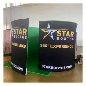 360 Photo Booth Backdrop Stand with LED Lights Aluminum Frame for Events - Product Image 5