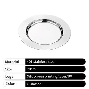Wedding Silver Charger Custom Luxury Round Metal Dinner Serving Food <b>Plate</b> in Bulk - Product Image 4
