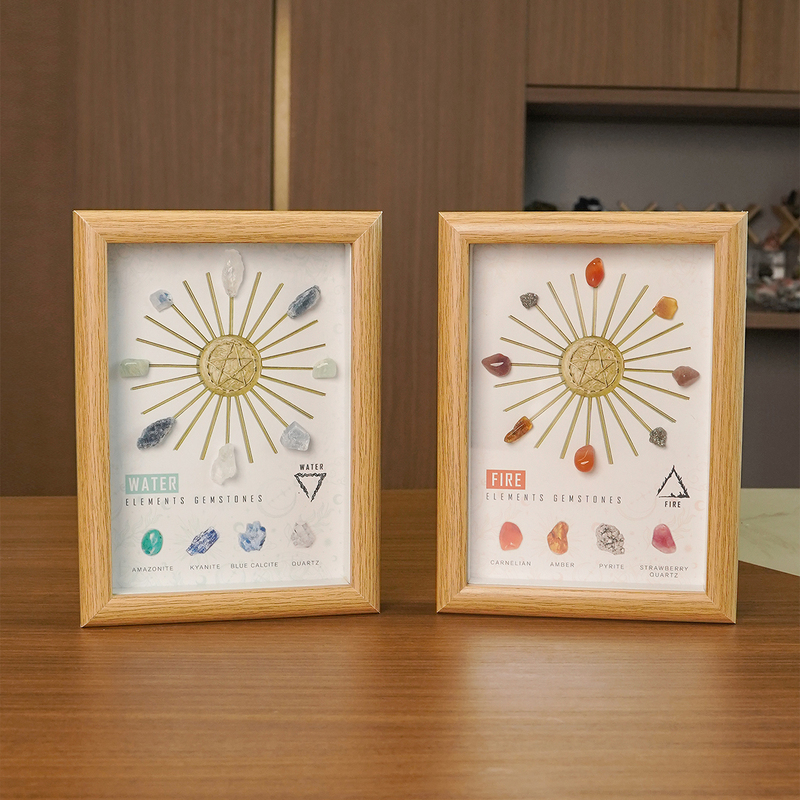 Gemstone Crystal Frame Collection Elements Harmony