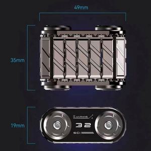 Tank Fidget Roller, Juguete Antiestrés de Metal para Autismo, TDAH, EDC, Duradero, Unisex, para Oficina, Escritorio, Alivio de la Ansiedad y el Estrés, Regalo para Adultos - Product Image 6