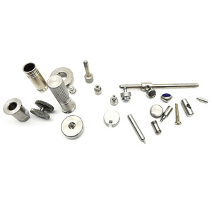 Piezas de Relojería, Ejes Moleteados de Acero Inoxidable Mecanizados por CNC, Tornillos, Componentes Redondos, Hechos a Mano con Precisión BS200 - Product Image 1