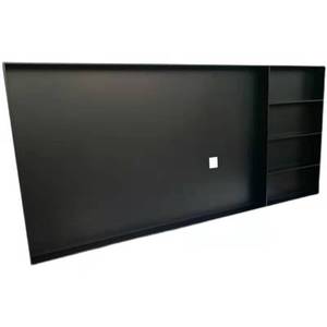 Meuble mural TV en acier inoxydable Oushumei avec étagère de rangement intégrée pour salon - Product Image 3