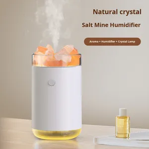 Humidificador de Sal de Plástico de Gran Capacidad, Silencioso, con Iones Negativos, Alimentación USB/CA, para Dormitorio, Familia, Escritorio, Aromaterapia, ¡Oferta! - Product Image 2