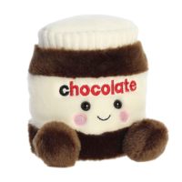 Jouet en peluche doux, en forme de pot de crème au chocolat, accessoire interactif pour animaux de compagnie, style alimentaire