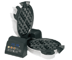 Newle 2025 Top Fill Verser Pâte Rotatif Belge Gaufre Grill Machine <span class=keywords><strong>Grand</strong></span> Rond Contrôle De La Température Maison <span class=keywords><strong>Gaufrier</strong></span> - Product Image 2