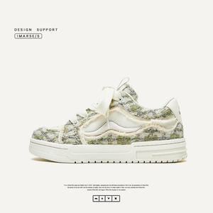 Lady's Thick Sole <b>White</b> Head Winter Fur Snow Boots Elastic Closure <b>Flat</b> Heel Rubber Outsole Short Plush Lining - Product Image 3