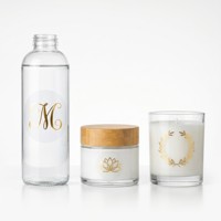 Etiqueta Adhesiva de Vinilo Transparente Personalizada OEM con Lámina Dorada, Etiquetas con Logotipo Transparente de Marca Privada, Resistentes al Agua para Cosméticos, Alimentos y Bebidas