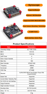 ระบบควบคุมการบิน TOP F405 รองรับการใช้งานกล้องคู่ ปรับให้เข้ากับ FPV ขนาด 5-18 นิ้ว รองรับหลากหลายรุ่น - Product Image 5