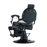 Chaise de Salon Pivotante à Base Ronde Réglable pour Coiffeur, Esthéticienne, Barbier, Tatoueur et Salon de Beauté