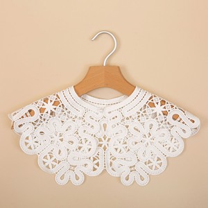 Elegante Sciarpa in Pizzo Ricamato, Accessorio <span class=keywords><strong>di</strong></span> Moda per Camicie e Bluse da Donna, <span class=keywords><strong>Colletti</strong></span> <span class=keywords><strong>Staccabili</strong></span> e Abiti - Product Image 4