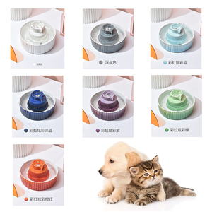 <strong>Ceramic</strong> <strong>Cat</strong> Water <strong>Fountain</strong> 2.1L/71oz <strong>Cat</strong> <strong>Fountain</strong> with Carbon Filters DC Water Pumps Cupcake <strong>Cats</strong> and Dogs Pet Water <strong>Fountain</strong> - Product Image 6