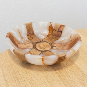 Bol à salade jetable en résine de style américain de haute qualité, fait main, poli miroir, compatible lave-vaisselle, écologique, pour soupes, nouilles et riz - Product Image 1
