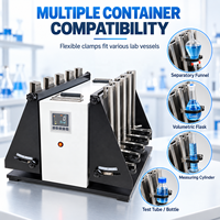 Agitateur numérique vertical Cenlee 6/8 positions pour entonnoir de séparation de laboratoire 1000 ml, machine d'extraction liquide par agitation