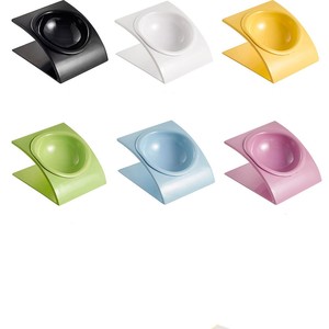 Moda forma geometrica <span class=keywords><strong>Bulldog</strong></span> <span class=keywords><strong>francese</strong></span> ciotola di alimentazione melamina sicura inclinazione ciotole <span class=keywords><strong>per</strong></span> animali domestici elevate <span class=keywords><strong>per</strong></span> cani e gatti - Product Image 3