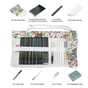 Andstal — kit de 29 pièces, pour <span class=keywords><strong>dessin</strong></span> artistique, <span class=keywords><strong>crayon</strong></span>, ensemble d'artiste, 8 options, fournitures scolaires de bureau - Product Image 2