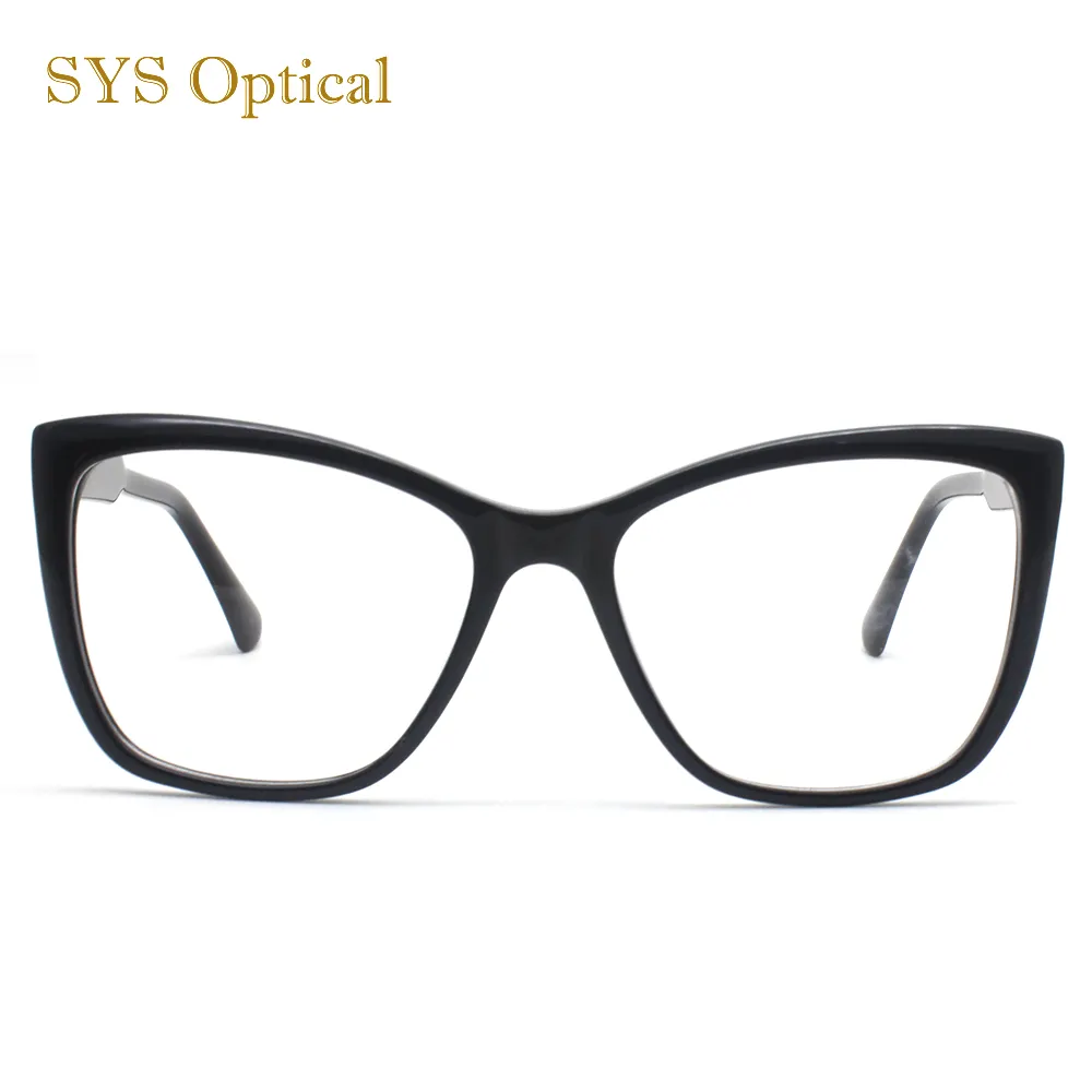 Occhiali da vista quadrati personalizzati occhiali da miopia marchi di occhiali italiani montatura in acetato bricucchelli