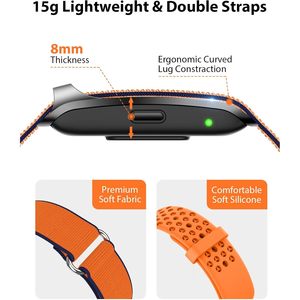 Pulsera inteligente con control de la presión arterial durante todo el día, monitor de fitness, accesorio para teléfono móvil, 24 horas - Product Image 4