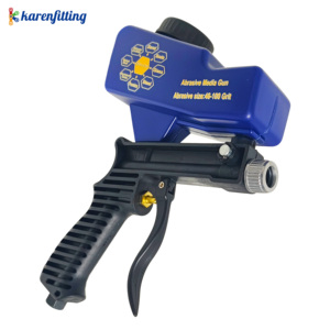 Pistolet de pulvérisation pneumatique à buse métallique pour la peinture de meubles en bois - Product Image 4