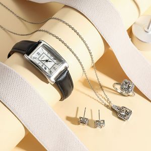 Nuevo Reloj de Cuarzo con Esfera Rectangular de Diseño, Correa de Cuero, Reloj de Pulsera de Lujo para Negocios y Deportes, Reloj Masculino - Product Image 3