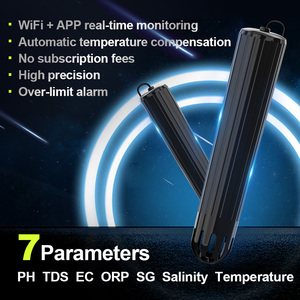 7-in-1 thời gian thực trực tuyến Aquarium chất lượng nước Tester Wifi Ph Orp độ mặn hệ thống màn hình cho nước mặn nước ngọt hồ cá - Product Image 5