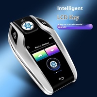 Clé de voiture universelle Mercedes Benz avec écran LCD, nouvelle version améliorée, localisation intelligente, télécommande, entrée sans clé, confort, 4 boutons