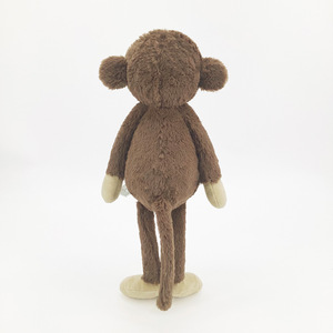 Peluche singe à longues jambes, animal en peluche doux, ventre patchwork, adorable poupée réconfortante pour bébé, tout-petit, cadeau surprise d'anniversaire - Product Image 2