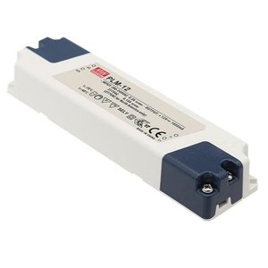 Controlador LED Mean Well PLM-12 de 12W, 500mA, Corriente Constante, Canal Único, Convertidor CA/CC - Product Image 1