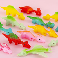 Lanceur de fléchettes dinosaure en plastique souple, jouet fantaisie anti-stress pour enfants, vente en gros