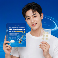 Patch capillaire transdermique microcristallin aux extraits de Panax Ginseng et de Romarin, certifié CE, pour la nutrition du cuir chevelu et la croissance des cheveux clairsemés
