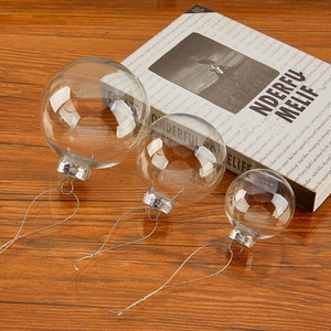 Venta directa de fábrica Mejor precio 6cm 8cm10cm Bolas de Navidad de plástico transparente PET brillante - Product Image 6