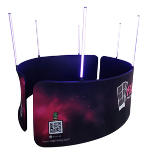 ฉากถ่ายภาพเซลฟี่ 360 องศา ขนาด 8x8 ฟุต หรือขนาดตามสั่ง ผลิตจากอลูมิเนียมอัลลอยด์ พร้อมไฟ LED สำหรับงานปาร์ตี้ - Product Image 1