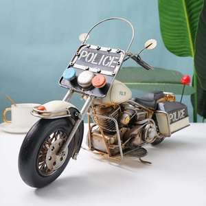 Modellino di <span class=keywords><strong>Moto</strong></span> Vintage <span class=keywords><strong>in</strong></span> Metallo, Decorazione Rustica per la Casa, <span class=keywords><strong>Regalo</strong></span> di Compleanno per Bambini - Product Image 2