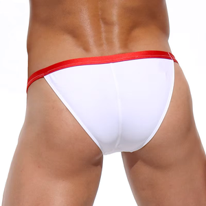 <span class=keywords><strong>Slips</strong></span> <span class=keywords><strong>de</strong></span> <span class=keywords><strong>bain</strong></span> pour hommes personnalisés à étiquette privée, confortables, en nylon et lycra, imperméables et à séchage rapide - Product Image 2