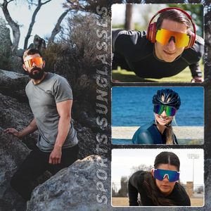 OEM Big Lens Durable Ultra-light Frame Sports Sunglasses Polarized PC Lens Cycling Running <b>Glasses</b> Safety Goggles Protect Eyes - Product Image 5