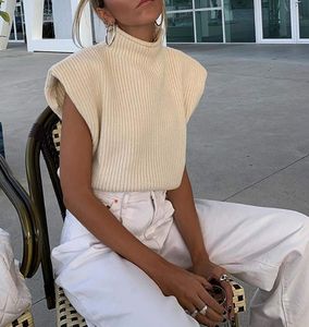 OEM ODM Support America / <strong>UK</strong> Casual <strong>Women's</strong> Turtleneck Sweater Fashionable <strong>Vest</strong> <strong>Tops</strong> Casual <strong>Vest</strong> <strong>Women</strong> Knitwear Pullover <strong>Tops</strong> - Product Image 4