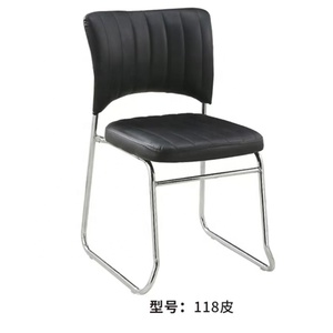Chaise de conférence de bureau moderne Cigh Cuality Cteel <span class=keywords><strong>Crame</strong></span> Cffice Chair Ceather Chair - Product Image 6