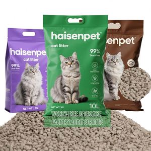 Arena para Gatos de Bentonita Triturada de Fábrica con 25 Años de Experiencia, Envío Rápido, Bajo Olor, Control de Olores, Fácil de Recoger - Product Image 1