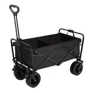 360 ° स्विस पहियों के साथ बाहरी तह वैगन और टिकाऊ 600 डी ऑक्सबोर्ड कपड़े - Product Image 1