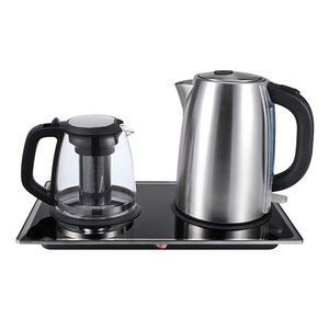 Portable Turkish Tea Maker With <b>Temperature</b> <b>Control</b> Home/Kitchen Milk <b>Kettle</b> Tray Set for Hotels Household Use Automatic Electri - Product Image 1