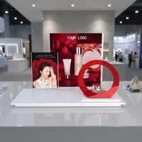 Présentoir de Comptoir LED Coloré en Acrylique Personnalisé pour Maquillage, Cigarettes et Parfums – Logo Personnalisé, Design Moderne