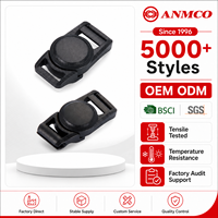 Anmco AM-BK0143 Boucle magnétique à dégagement rapide 40 mm en plastique, étanche, durable et légère pour sacs à dos, harnais pour animaux de compagnie, équipement de plein air