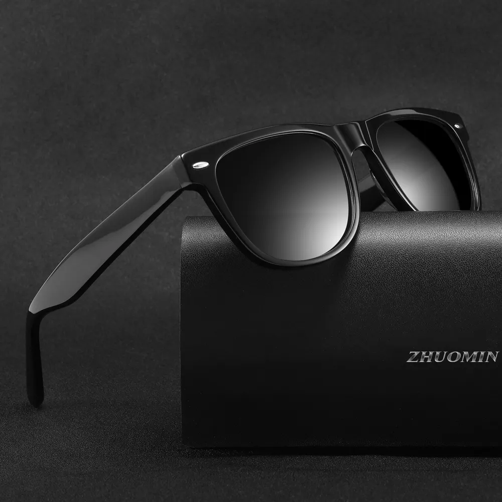 Customized retro vintage acetate frame gafas de sol polarized sunglasses 2022
