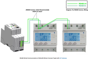 Acrel Adl400 <span class=keywords><strong>3</strong></span> *(10-80) Een Directe Verbinding Din Rail Kwh Energiemeter Met Rs485 Interface/ 4 Keer Zones, Interval Lijsten - Product Image 4