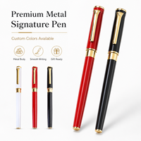 Stylo Roller Métallique 0,5 mm, Stylo Signature Exécutif, Cadeau d'Affaires, Stylo Gravé au Laser avec Logo, OEM