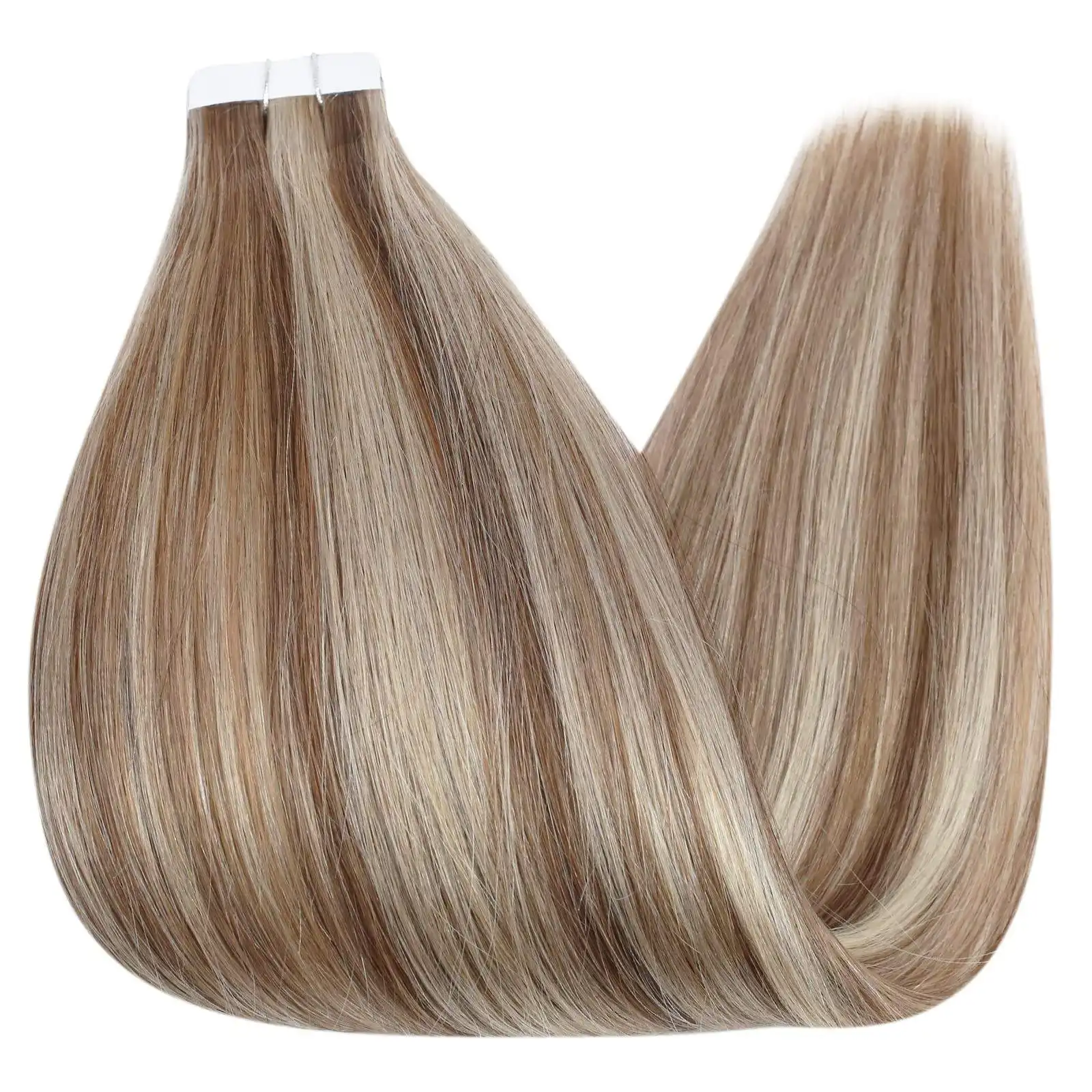 Groothandel Volledige Cuticula Russische Remy Haar Tape In Hair Extensions Dubbel Getrokken Tape In Extensions Human Tape Hair