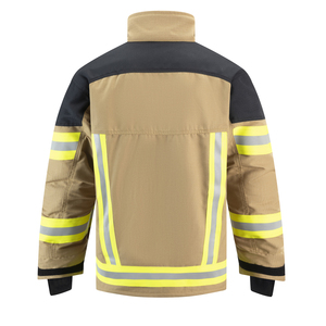 Tenue de <span class=keywords><strong>pompier</strong></span> ROSENBAUEER en Nomexiiia couleur kaki, 3 couches, vêtements de protection pour pompiers, uniforme de lutte contre les incendies, veste de <span class=keywords><strong>pompier</strong></span> - Product Image 3