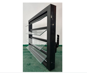 Haute qualité meilleure vente profilé de persienne en aluminium télécommande électrique et manuel économie <span class=keywords><strong>d</strong></span>'énergie éclairage du jour stores en verre fenêtre - Product Image 4